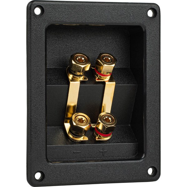Main product image for Solen Bi-Amp Speaker Terminal Cup Gold Plated Brass Binding Post Banana Jack260-240